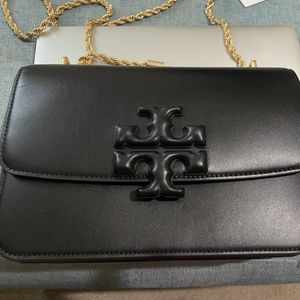 tory burch ELEANOR handbag new with tag- BLACK NEW NEW NEW WITH TAGS